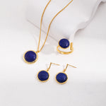 Gembea Jewelry Lazuli Days Series Blue Halo Ring