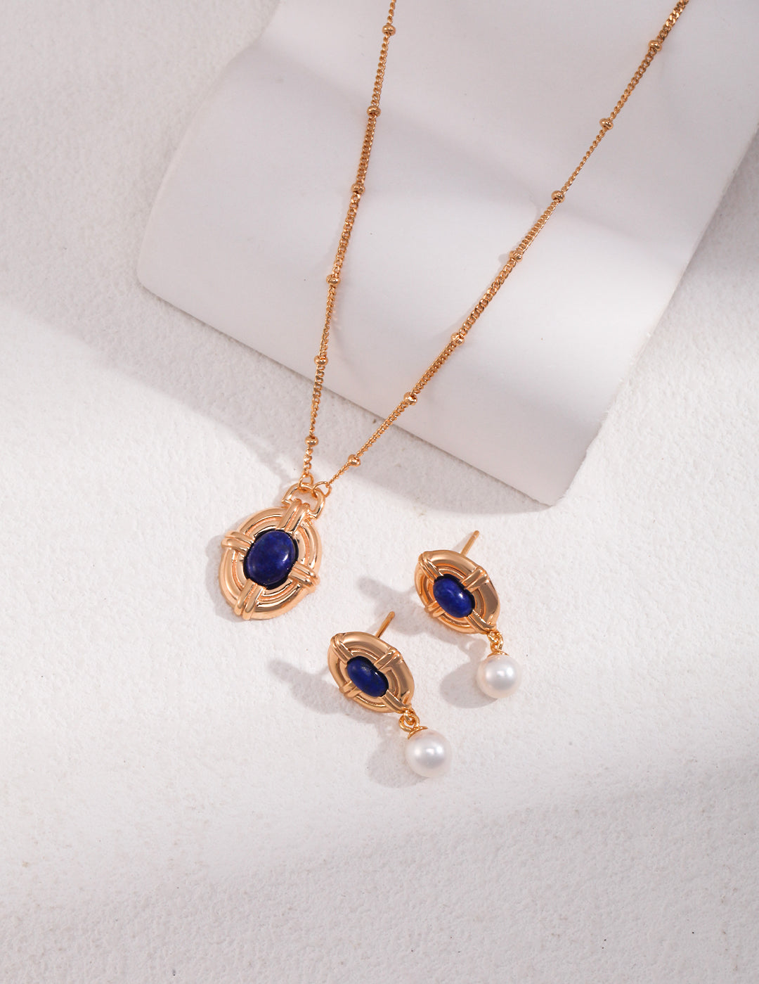 Gembea Jewelry Lazuli Days Series Deep Tide Pendant Necklace