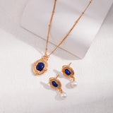 Gembea Jewelry Lazuli Days Series Deep Tide Pendant Necklace