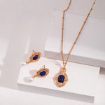 Gembea Jewelry Lazuli Days Series Deep Tide Pendant Necklace