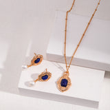 Gembea Jewelry Lazuli Days Series Deep Tide Pendant Necklace