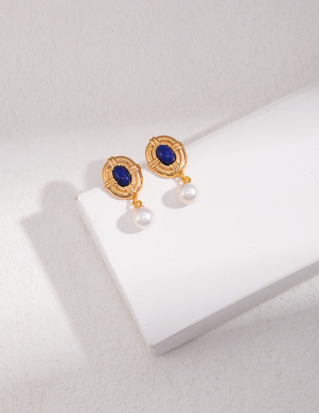 Gembea Jewelry Lazuli Days Series Deep Tide Pearl Earrings