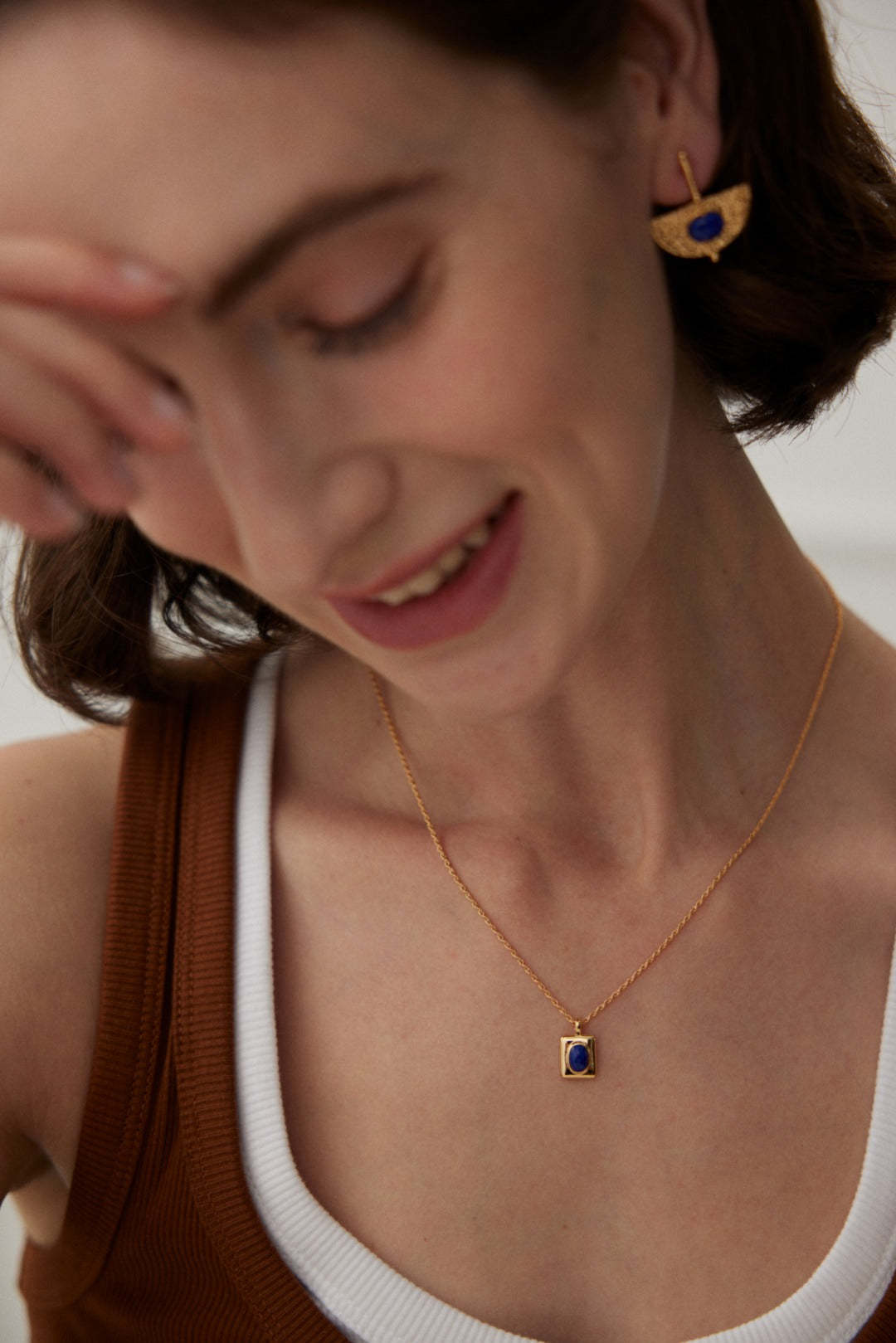 Gembea Jewelry Lazuli Days Series Azure Whispers Necklace