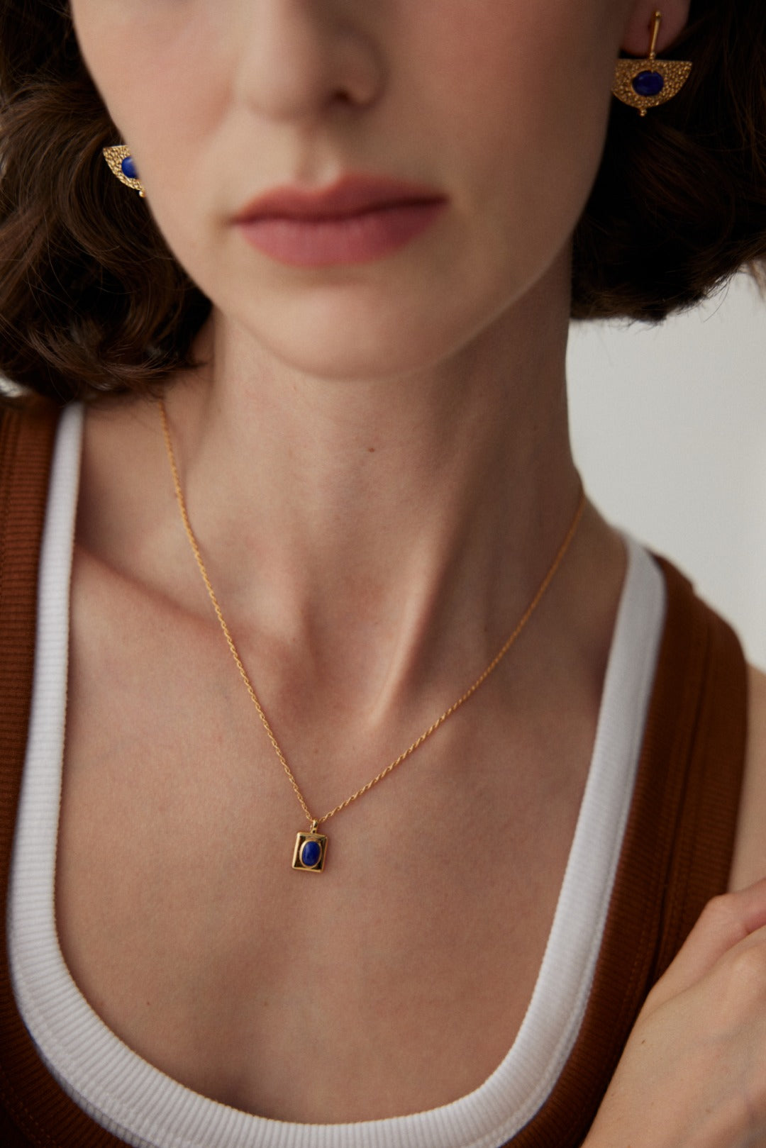 Gembea Jewelry Lazuli Days Series Azure Whispers Necklace