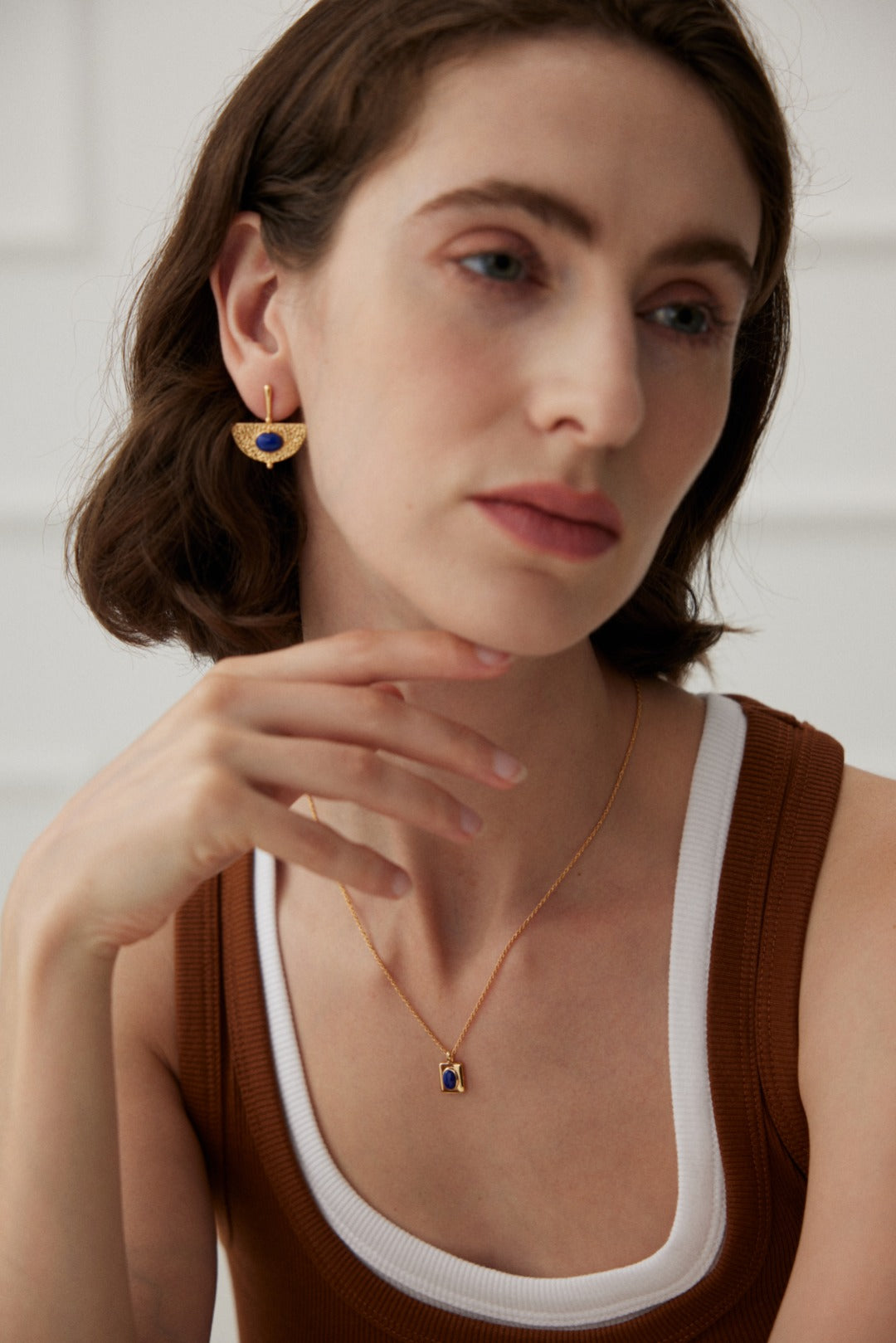 Gembea Jewelry Lazuli Days Series Azure Whispers Earrings