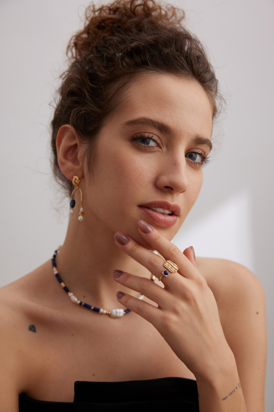 Gembea Jewelry Lazuli Days Series Ocean Pulse Ring