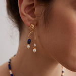 Gembea Jewelry Lazuli Days Series Ocean Pulse Earrings
