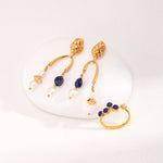 Gembea Jewelry Lazuli Days Series Ocean Pulse Earrings