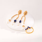 Gembea Jewelry Lazuli Days Series Ocean Pulse Earrings