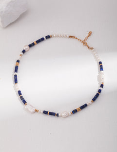 Gembea Jewelry Lazuli Days Series Ocean Pulse Necklace