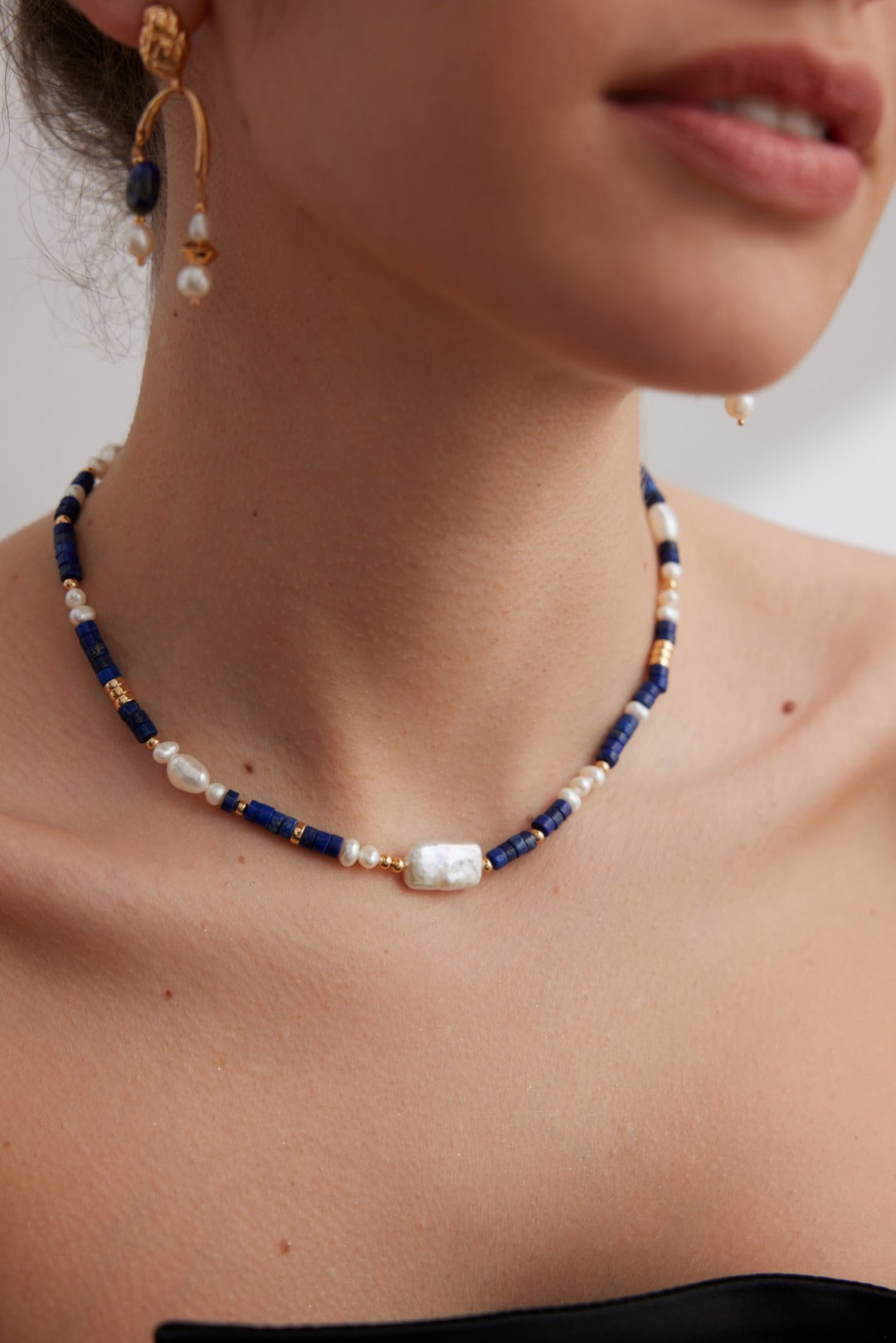 Gembea Jewelry Lazuli Days Series Ocean Pulse Necklace
