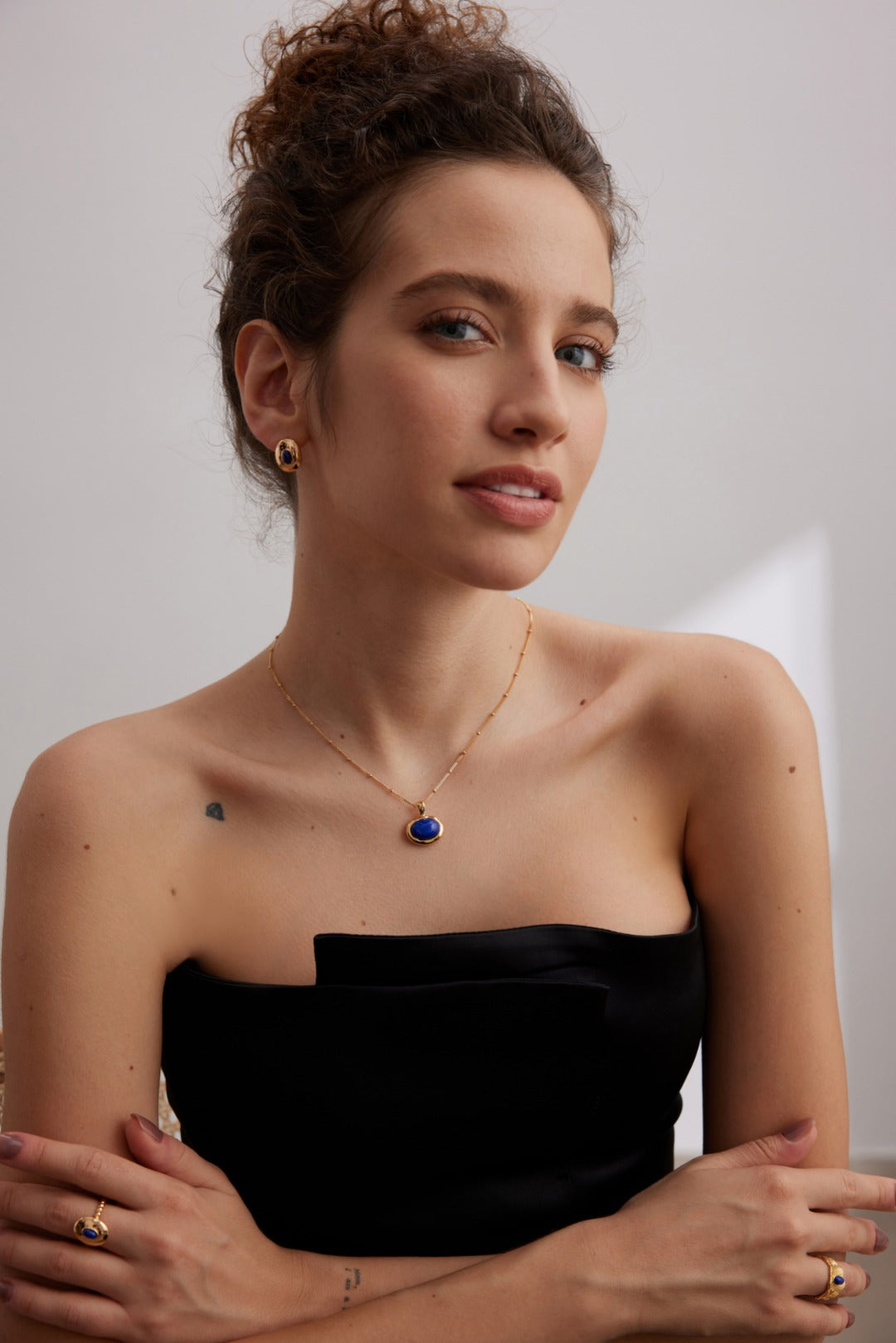 Gembea Jewelry Lazuli Days Series Sunlit Depths Earrings