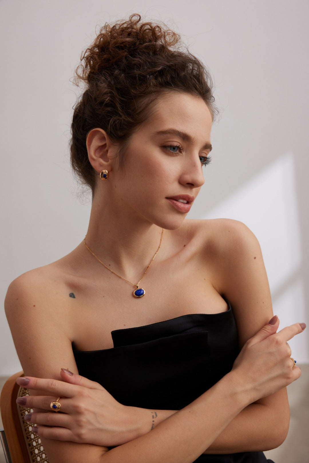 Gembea Jewelry Lazuli Days Series Sunlit Depths Earrings