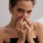 Gembea Jewelry Lazuli Days Series Sunlit Depths Wide Ring