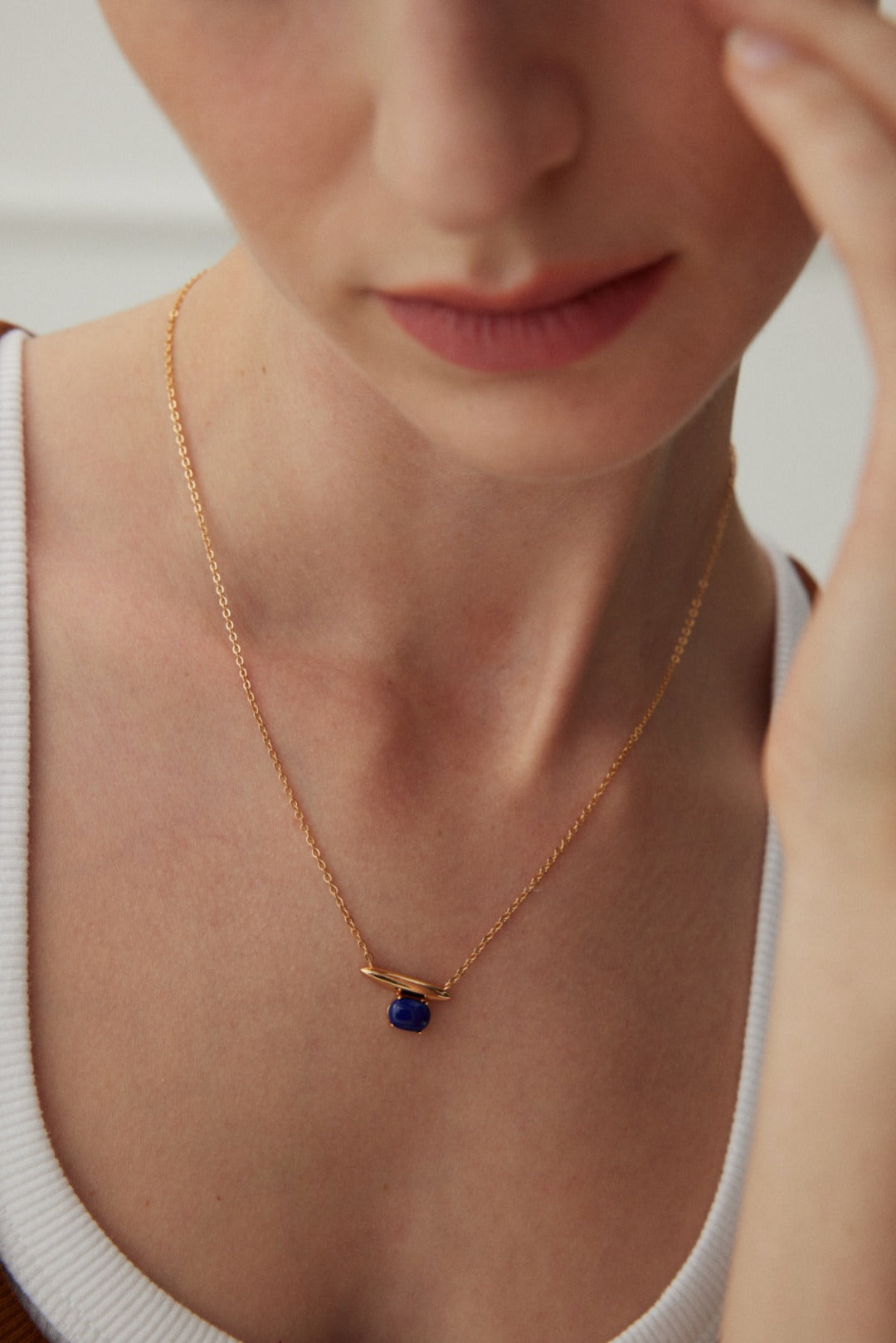 Lazuli Days Series Blue Solstice Necklace