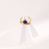 Gembea Jewelry Lazuli Days Series Blue Solstice Ring