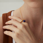Gembea Jewelry Lazuli Days Series Blue Solstice Ring