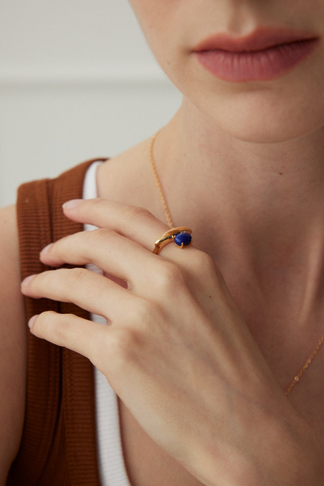 Gembea Jewelry Lazuli Days Series Blue Solstice Ring