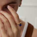 Gembea Jewelry Lazuli Days Series Blue Solstice Ring