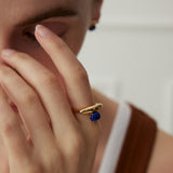 Gembea Jewelry Lazuli Days Series Blue Solstice Ring