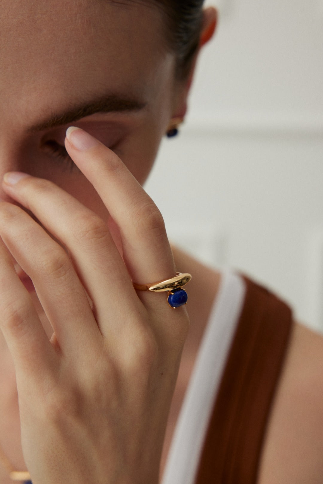 Gembea Jewelry Lazuli Days Series Blue Solstice Ring