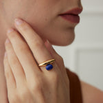 Gembea Jewelry Lazuli Days Series Blue Solstice Ring