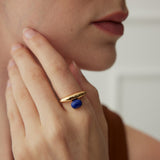 Gembea Jewelry Lazuli Days Series Blue Solstice Ring