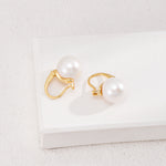 Gembea Jewelry White Natrual Pearl Earrings