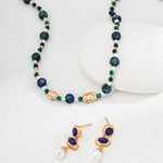 Lapis Lazuli Beaded Necklace Gembea Jewelry
