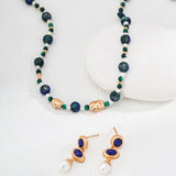 Lapis Lazuli Beaded Necklace Gembea Jewelry