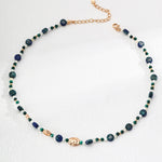 Lapis Lazuli Beaded Necklace Gembea Jewelry