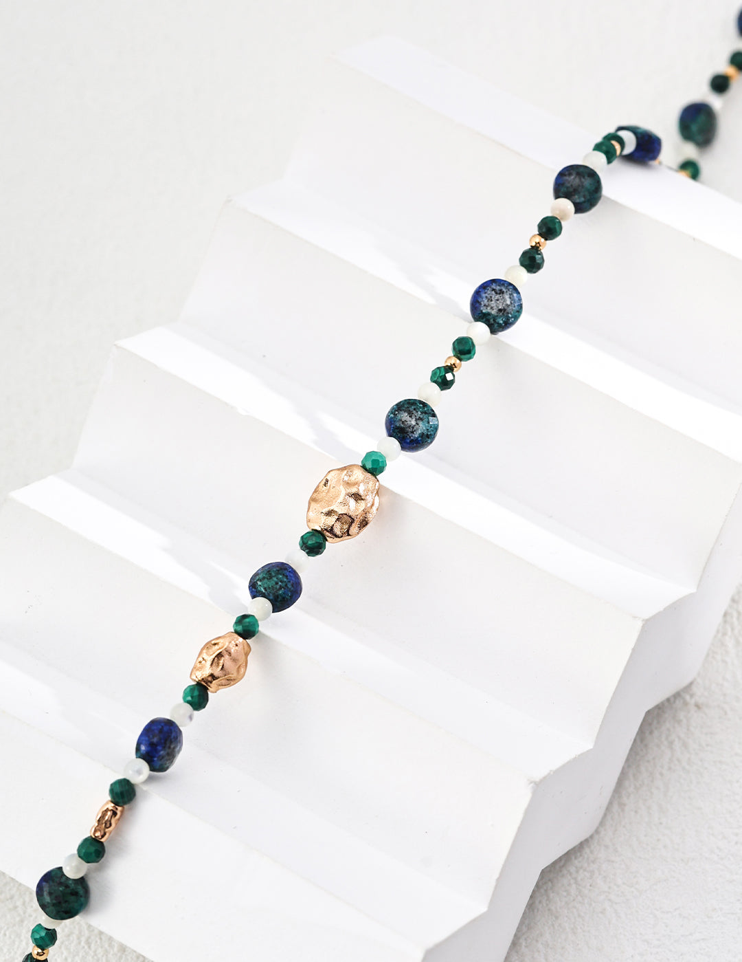 Lapis Lazuli Beaded Necklace Gembea Jewelry