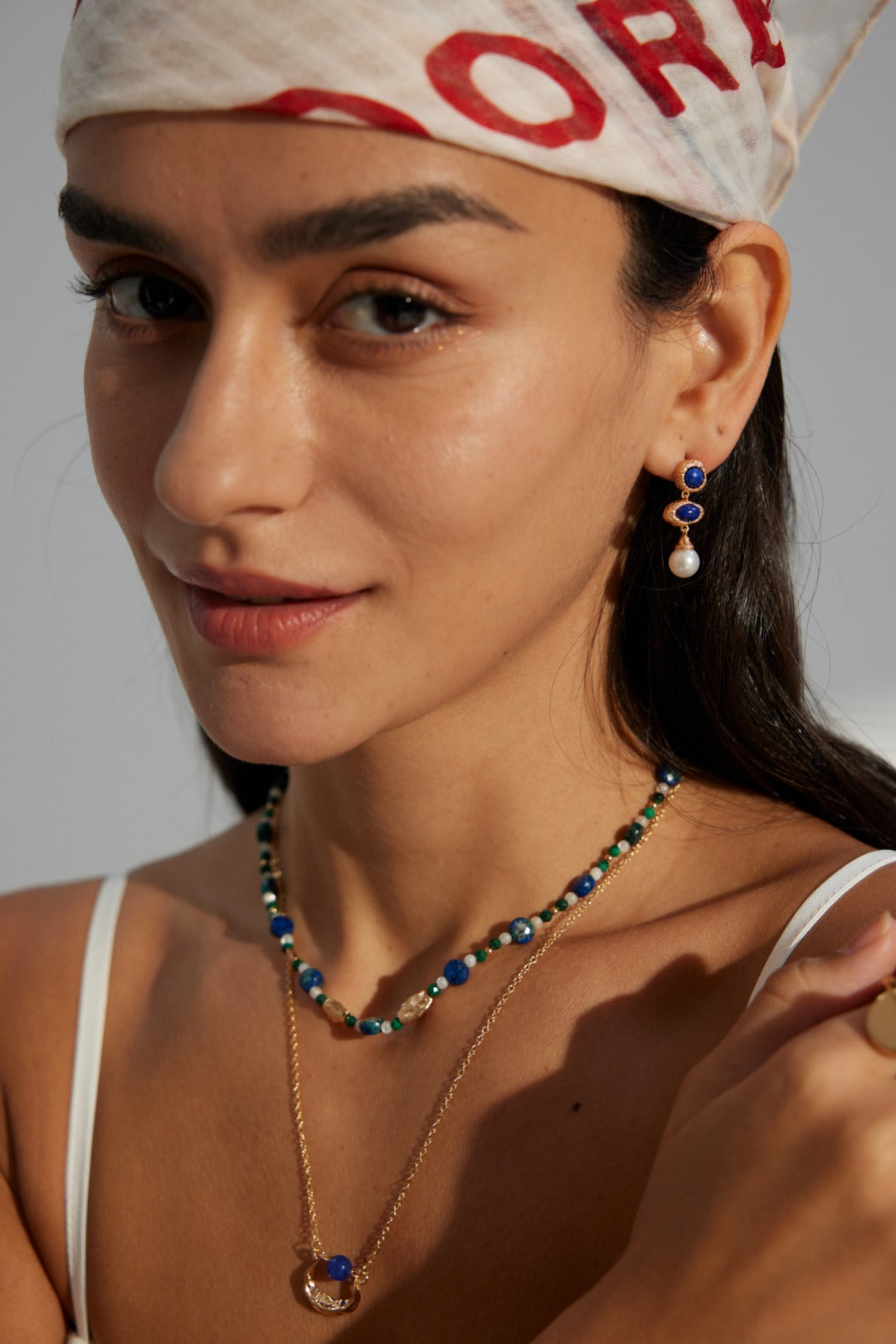 Lapis Lazuli Beaded Necklace Gembea Jewelry