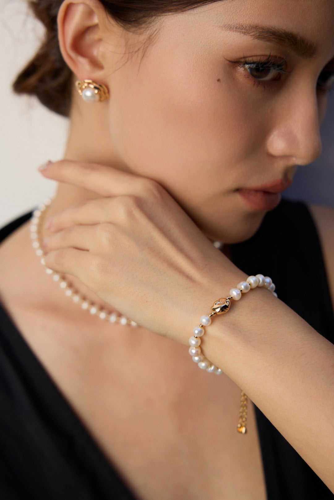 Stack Natural Pearl Bracelet Gembea Jewelry