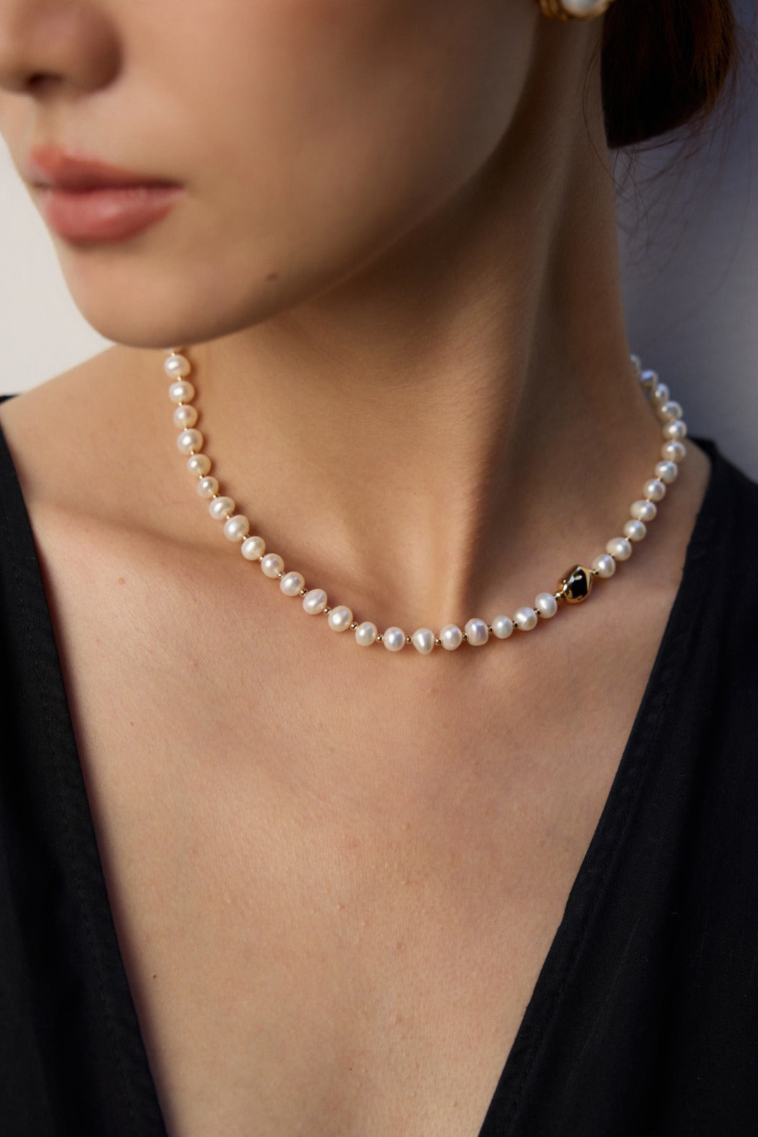 Stack Natural Pearl Necklaces Gembea Jewelry