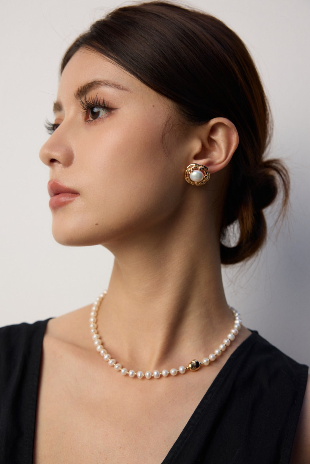 Stack Natural Pearl Necklaces Gembea Jewelry