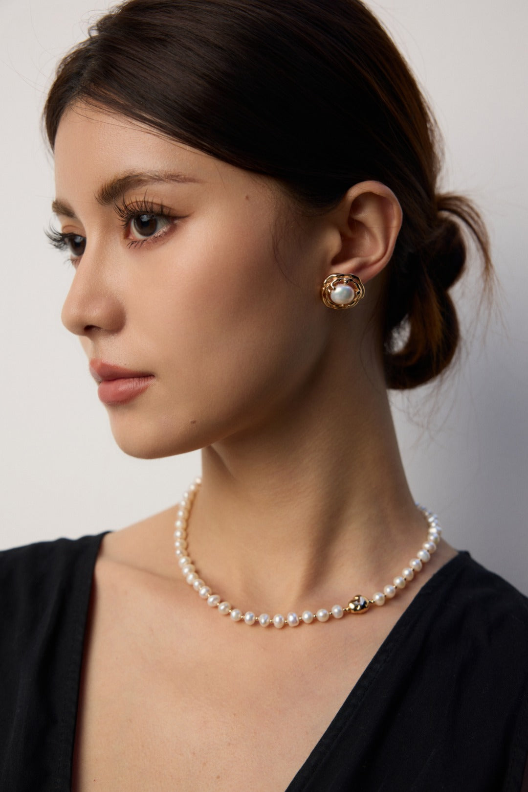 Stack Natural Pearl Necklaces Gembea Jewelry