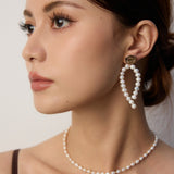 Freshwater Pearl Drop Earrings Gembea Jewelry
