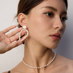 Freshwater Pearl Drop Earrings Gembea Jewelry