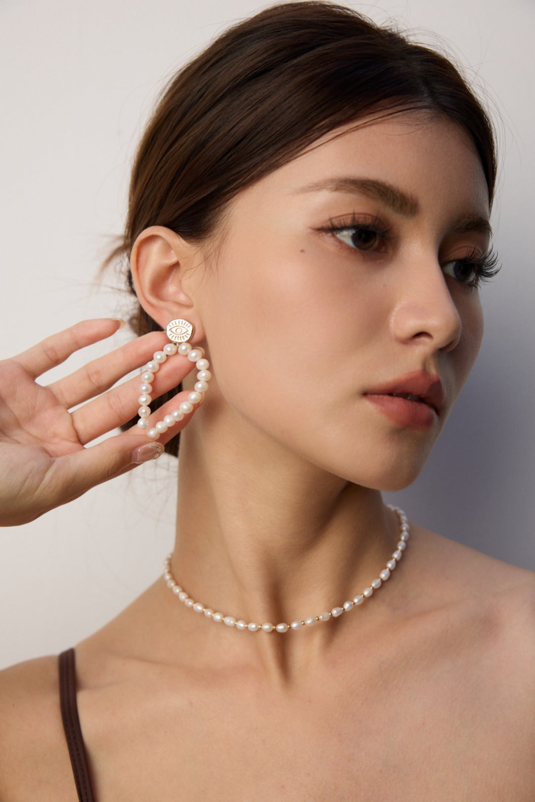 Freshwater Pearl Drop Earrings Gembea Jewelry