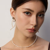 Freshwater Pearl Drop Earrings Gembea Jewelry