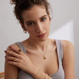 Tiger's Eye Stone Open Ring-Gembea Jewelry