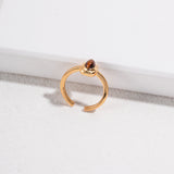 Tigereye Muse Series/Tiger's Eye Edelstein offener Ring
