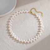 Elegant Freshwater Pearl Necklace-Gembea Jewelry