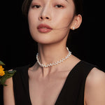 Elegant Freshwater Pearl Necklace-Gembea Jewelry