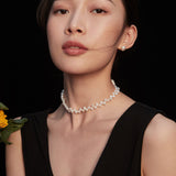 Elegant Freshwater Pearl Necklace-Gembea Jewelry