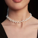 Elegant Freshwater Pearl Necklace-Gembea Jewelry
