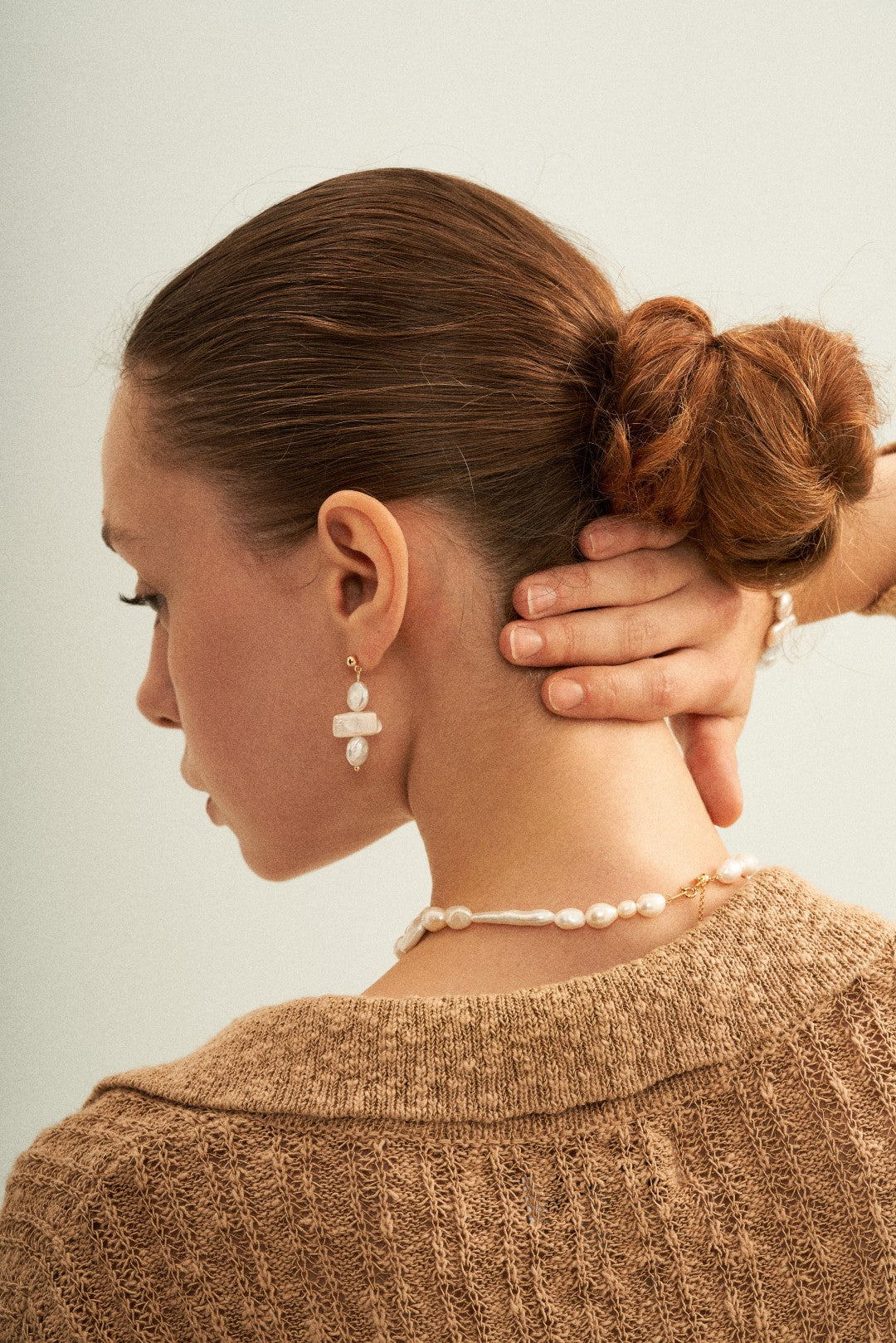 Baroque Pearl Earrings-Gembea Jewelry