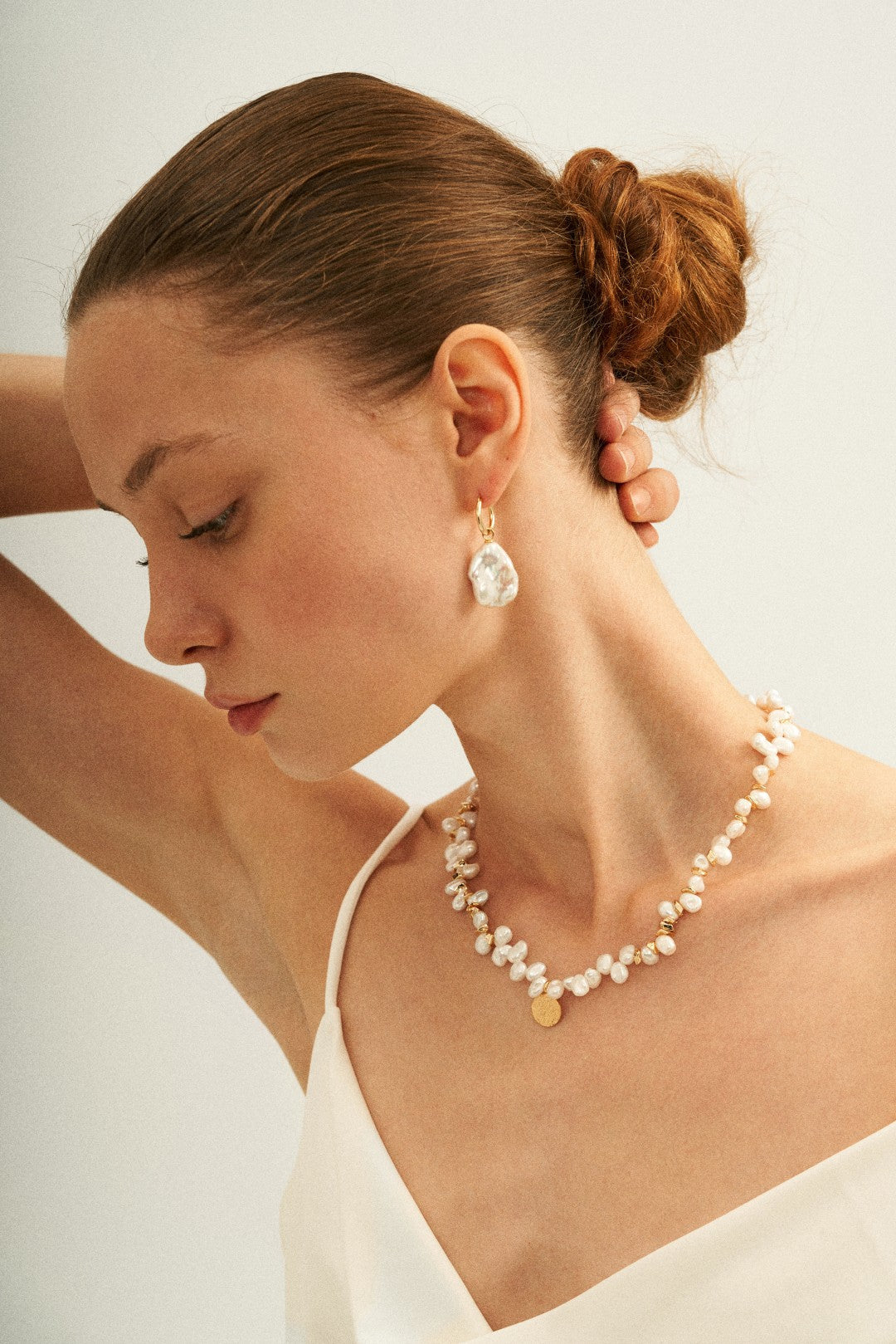 Baroque Pearl Necklace-Gembea Jewelry