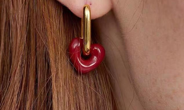 Enamel Earrings
